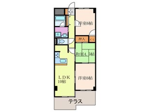 ベネート京都洛西の物件間取画像